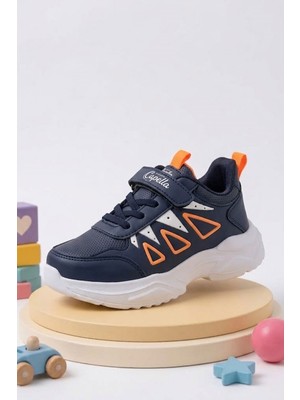 Albishoes Unisex Kız Erkek Çocuk Cırtlı Kışlık Mevsimlik Rahat Sneaker Günlük Okul Spor Ayakkabı