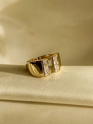 Dore Collection Ayarlanabilir Çelik Yüzük