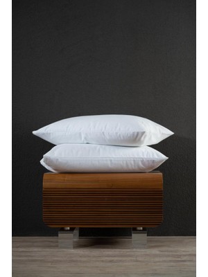 Decovilla 2 Li Beyaz Anti-Akar Pamuklu Flaplı Sıvı Geçirmez Yastık Alezi 50 x 70 cm