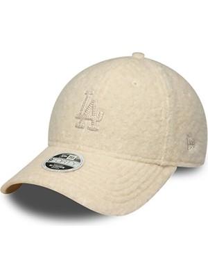 New Era 60915791 Wmns Wınter Borg 9forty Bej Logo Baskılı Kadın Şapka