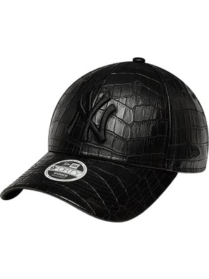 New Era 60915860 Wmns Pattern Pu 9forty Siyah Hayvan Desenli Kadın Şapka