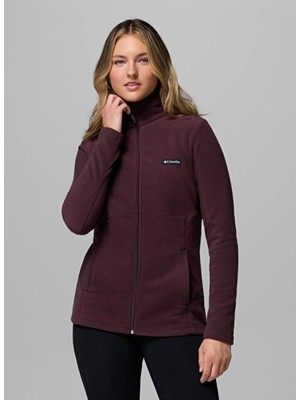 Columbia XK0841 Basın Traıl Iıı Full Zıp Bordo Kadın Polar Sweatshırt