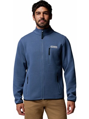 Columbia AM1867 Sweater Weather Full Zıp Mavi Erkek Polar Sweatshırt