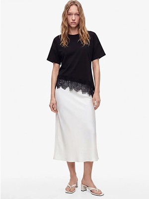 Koton T-Shirt, Xs, Siyah