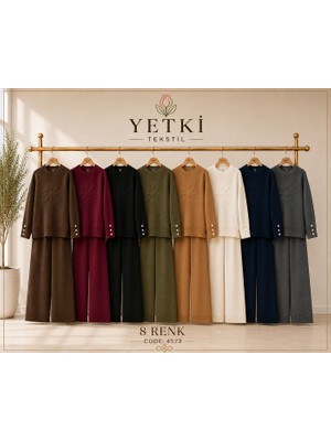 Yetki Tekstil Triko Ikili Takım