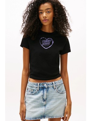Tommy Jeans Kadın Tişört DW0DW21390