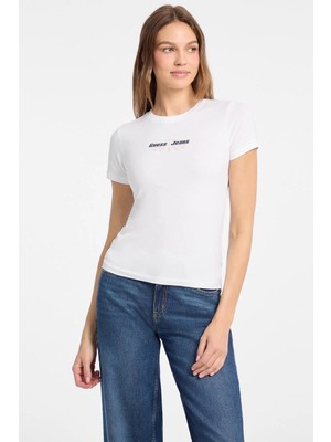 Guess Jeans Kadın Tişört W5YI04J1314