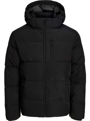 Jack & Jones Erkek Fermuar Kapamali Kapüsonlu Sisme Mont - Becks