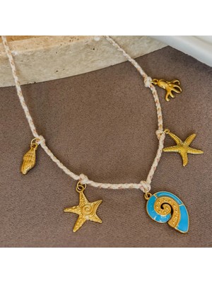 Dore Collection Deniz Kabuğu Charmlı Kolye