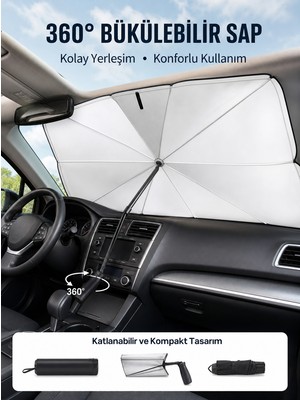 Semel Pratik Ön Cam Güneşliği – Geniş Kapsama Alanı, Kolay Saklama Yeni Nesil