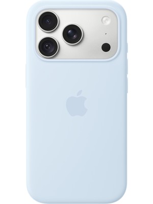 Apple iPhone 18 Pro İçin Magsafe Özellikli Silikon Kılıf - Taze Mavi