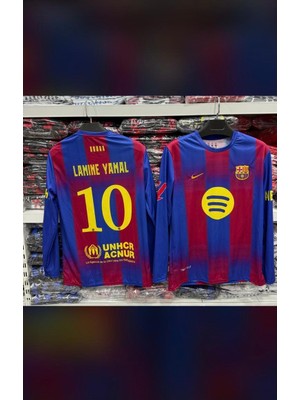 Lamine Yamal Uzun Kollu Yeni Sezon Barcelona Forması