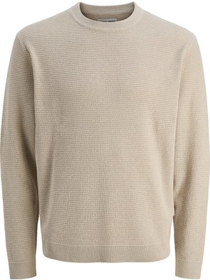 Jack & Jones Jack&jones Erkek Triko 12283452 Desert Taupe