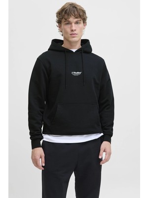 Jack & Jones Jack&Jones Erkek Sweatshirt 12278789 BLACK