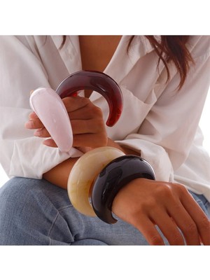 Dore Collection Akrilik Bangle Kelepçe