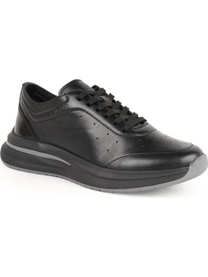 Libero Lbr H1120 Hakiki Deri Delik Detaylı Yastıklamalı Ergonomik Kalın Taban Erkek Casual Sneaker