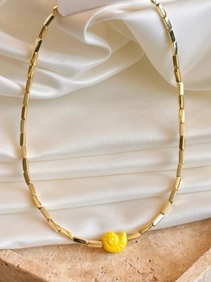 Dore Collection Pirinç Üzeri Altın Kaplama Sarmal Deniz Kabuğu Kolye⁠