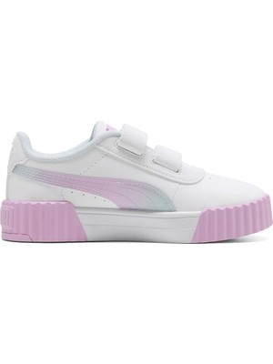 Puma Carina 3.0 Faded Glow V P Beyaz Kız Çocuk Sneaker