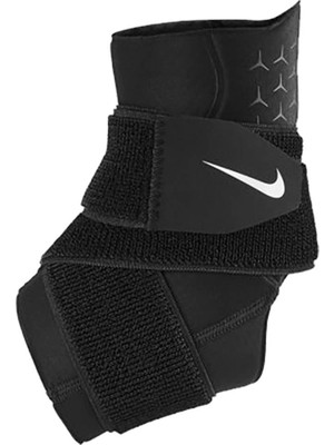 Nike Pro Ankle Sleeve With Strap Siyah Ayak Sargı Bileklik M Erkek Kullanım İçin Destekleyici N1000673-010