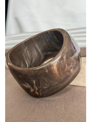 Dore Collection Premium Ithal Hareli Kahverengi Bangle Bilezik Pinterest Model Ekstra Kalın Kelepçe