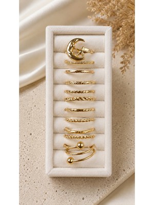 Dore Collection Trend Çoklu Yüzük Seti