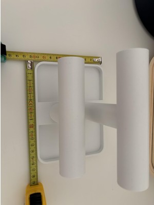 Mevv 2 Katlı Takı Organizer Düzenleyici T Stand Bileklik & Saat Standı Beyaz