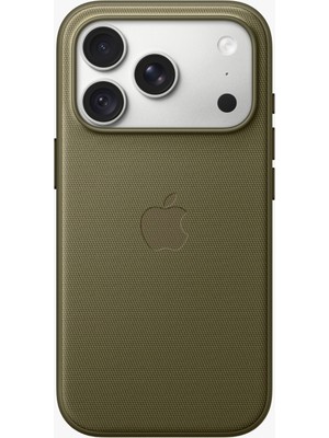 Apple iPhone 18 Pro İçin Magsafe Özellikli Tech Dokuma Kılıf - Klasik Zeytin Yeşili