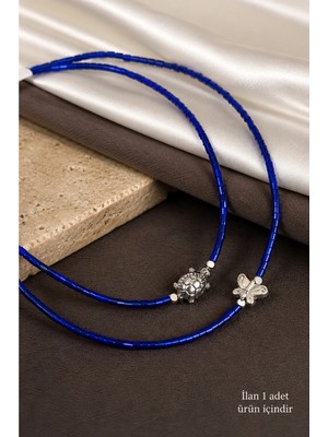 Dore Collection Summer Collection Figürlü Renkli Boncuklu El Yapımı Özel Tasarım Kadın Kolye