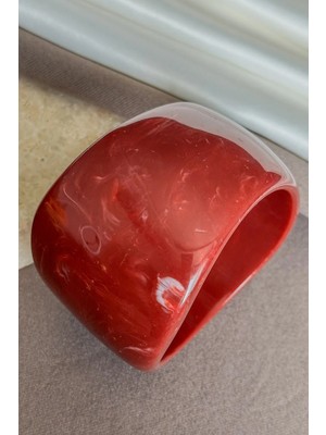 Dore Collection Premium Ithal Sedefli Bordo Bangle Bilezik Pinterest Model Ekstra Kalın Kelepçe