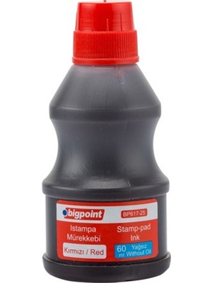 Bigpoint BP617-25 Istanpa Mürekkebi 60 ml Kirmizi