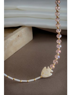 Dore Collection Summer Collection Renkli Boncuklu El Yapımı Özel Tasarım Kadın Kolye