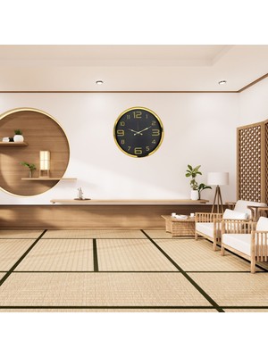 Sora Group Majestic Gold 52 x 52 cm Duvar Saati