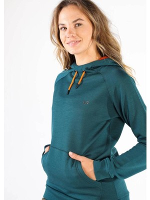 Woolona Scout Unisex Kapüşonlu Sweatshirt - Gre
