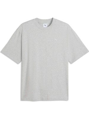 Puma Erkek Gri Puma Graphıc Football Tee Erkek Gri T-Shirt & Polo