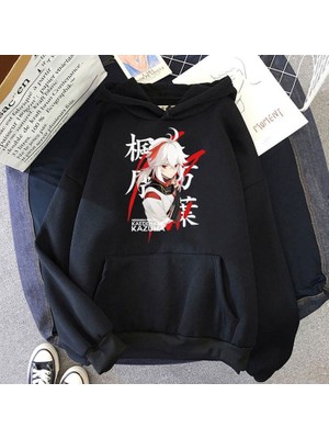 BarsDepo Anıme Baskılı Hoodie Sweatshirt %100 Pamuk | Supriz Hediyeli