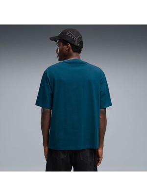 Puma Erkek Yeşil Puma Ess Boxy Tee Erkek Yeşil T-Shirt & Polo