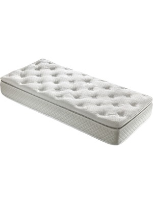 Heyner Maxi Cosi PuffyLux 60 x 110 cm Yaylı Yatak Lüx Yumuşak Tuşeli Kuş Tüyü Pedli Konforlu