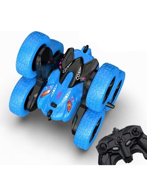 Generic Oyuncak 2.4 Ghz Uzaktan Kumandalı Full Fonksiyon Işıklı Şarjlı 360° Dönebilen 6 Tekerlekli Drift Ata