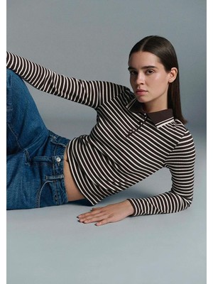 Mavi Kadın Polo Yaka Sweatshirt M1613836-91456