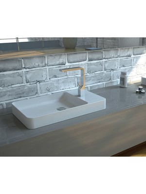 Karen Banyo Award 38*60 Tezgah Üstü Lavabo Modern Tasarım ve Kolay Temizlik Özellikleriyle