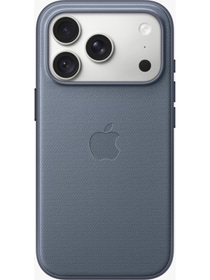 Apple iPhone 18 Pro İçin Magsafe Özellikli Tech Dokuma Kılıf - Şambre Mavisi