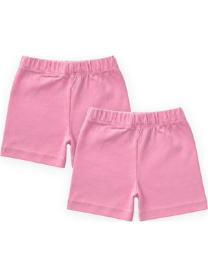 Cigit Ikili Kız Boxer 2-11 Yaş Şeker Pembe