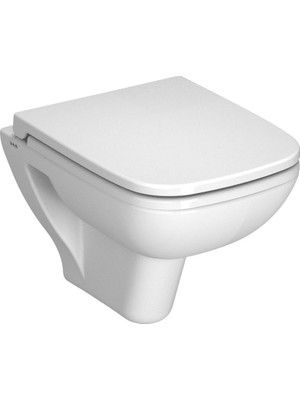 VitrA S20 Asma Klozet Beyaz Renk Yavaş Kapanır Kapak Seti ile Modern Tasarım