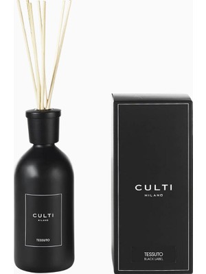 Culti Diffuser Stile Black Label Tessuto Çiçeksi ve Misk Kokulu Difüzör 500 ml