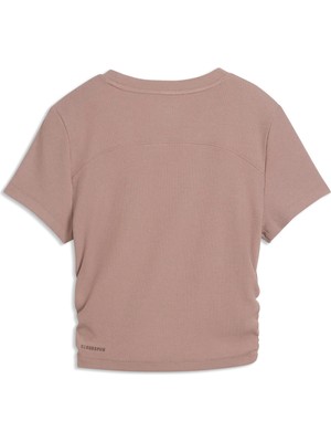Puma Kadın / Kız Bej Puma W Cloudspun Rib Tee Sandstone Kadın Bej T-Shirt & Polo
