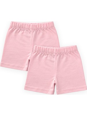 Cigit Ikili Kız Boxer 2-11 Yaş Pudra