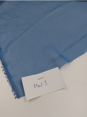 Ünsal Tekstil Janjan Şifon Kumaş ( Mavi Tonları )