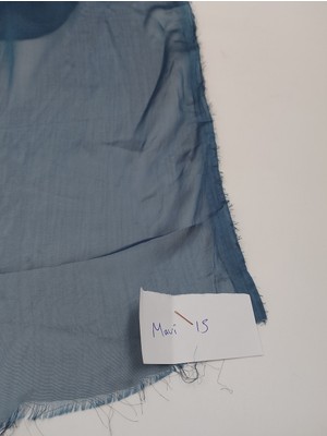Ünsal Tekstil Janjan Şifon Kumaş ( Mavi Tonları )