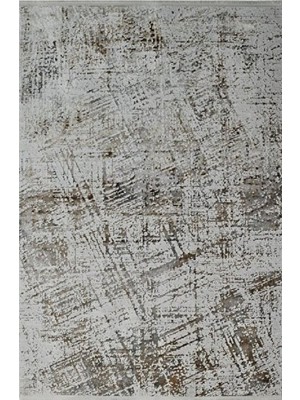 Gümüşsuyu Venita 13596 Yeni Sezon Modern Yüksek Kalite Saçaklı Bej Salon Halısı 160X230