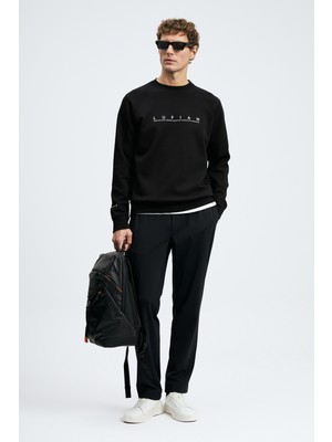 Lufian Erkek Cooper Sweatshirt 112030198 Siyah